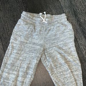 Gray sweatpants
